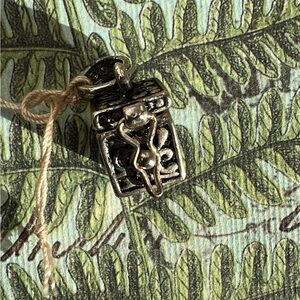 Sterling Silver Faith Locket Box Charm